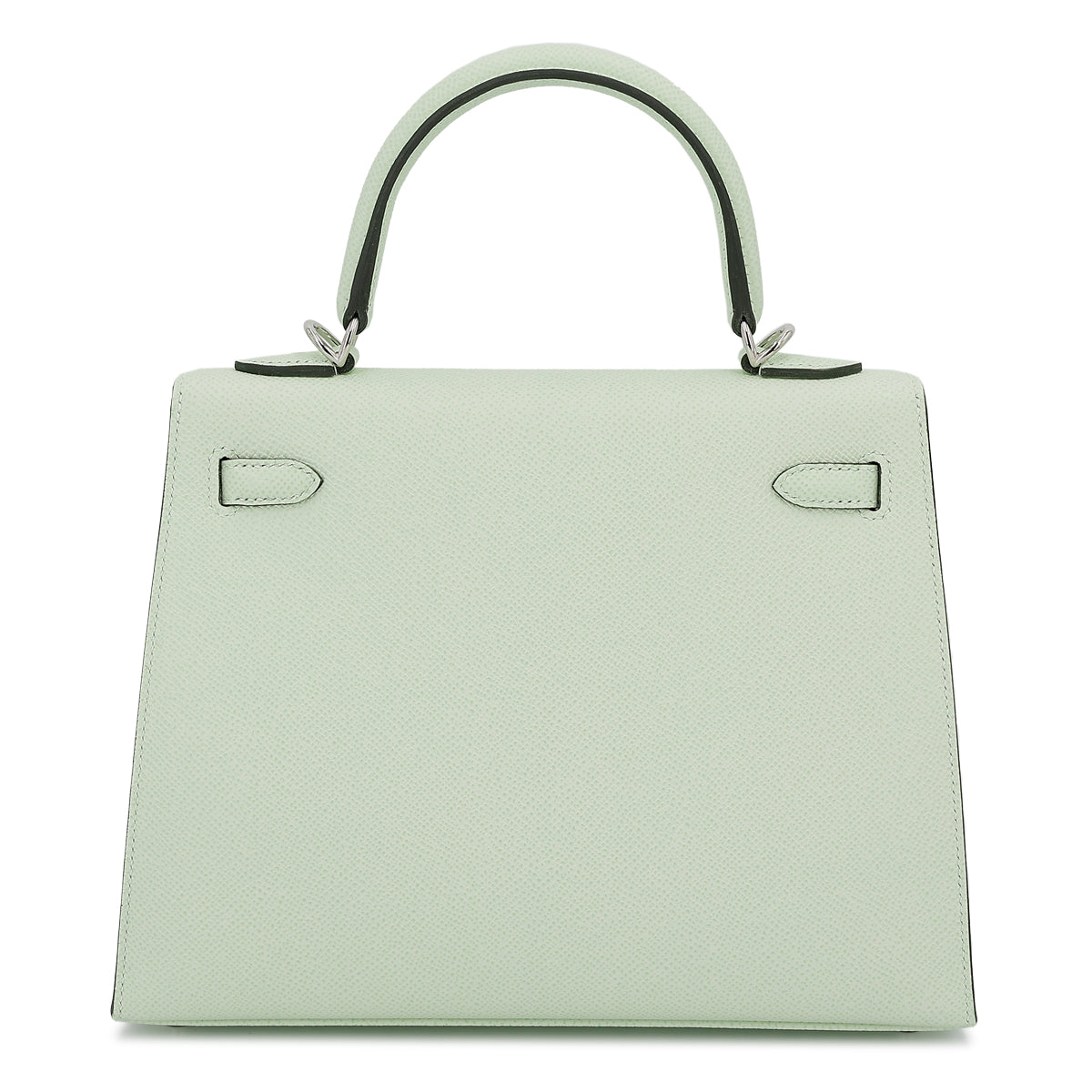 Hermes Kelly 28cm Sellier Bag In Vert Amande Epsom Leather 