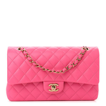 CHANEL CAVIAR QUILTED DOUBLE FLAP IN PINK – VS Lifestyles